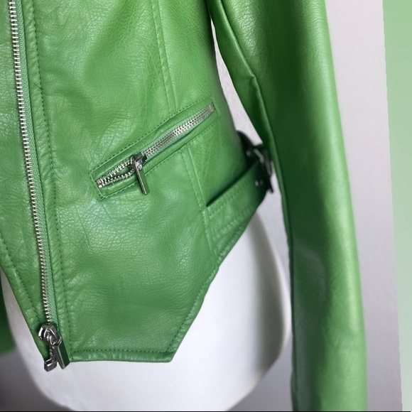 ZARA faux leather Moto Jacket - Picture 6 of 8